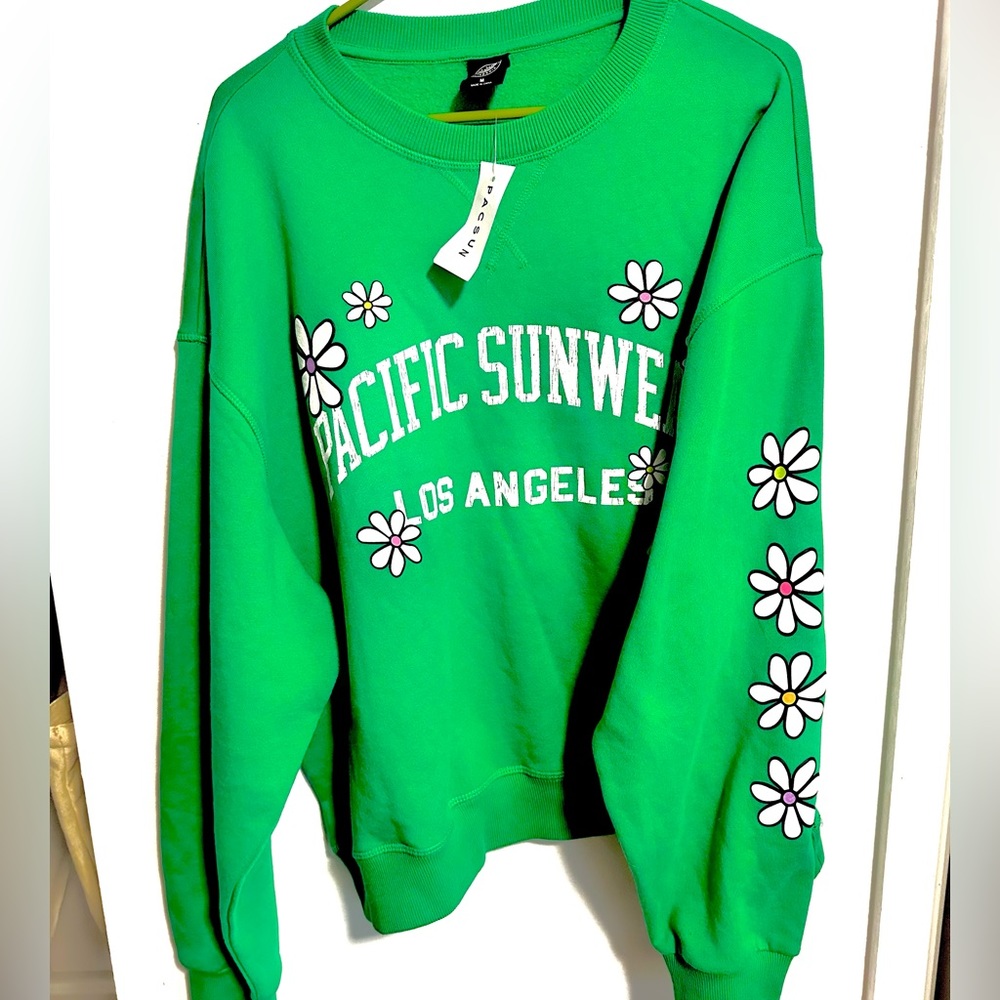 Pacson never worn Green Crewneck